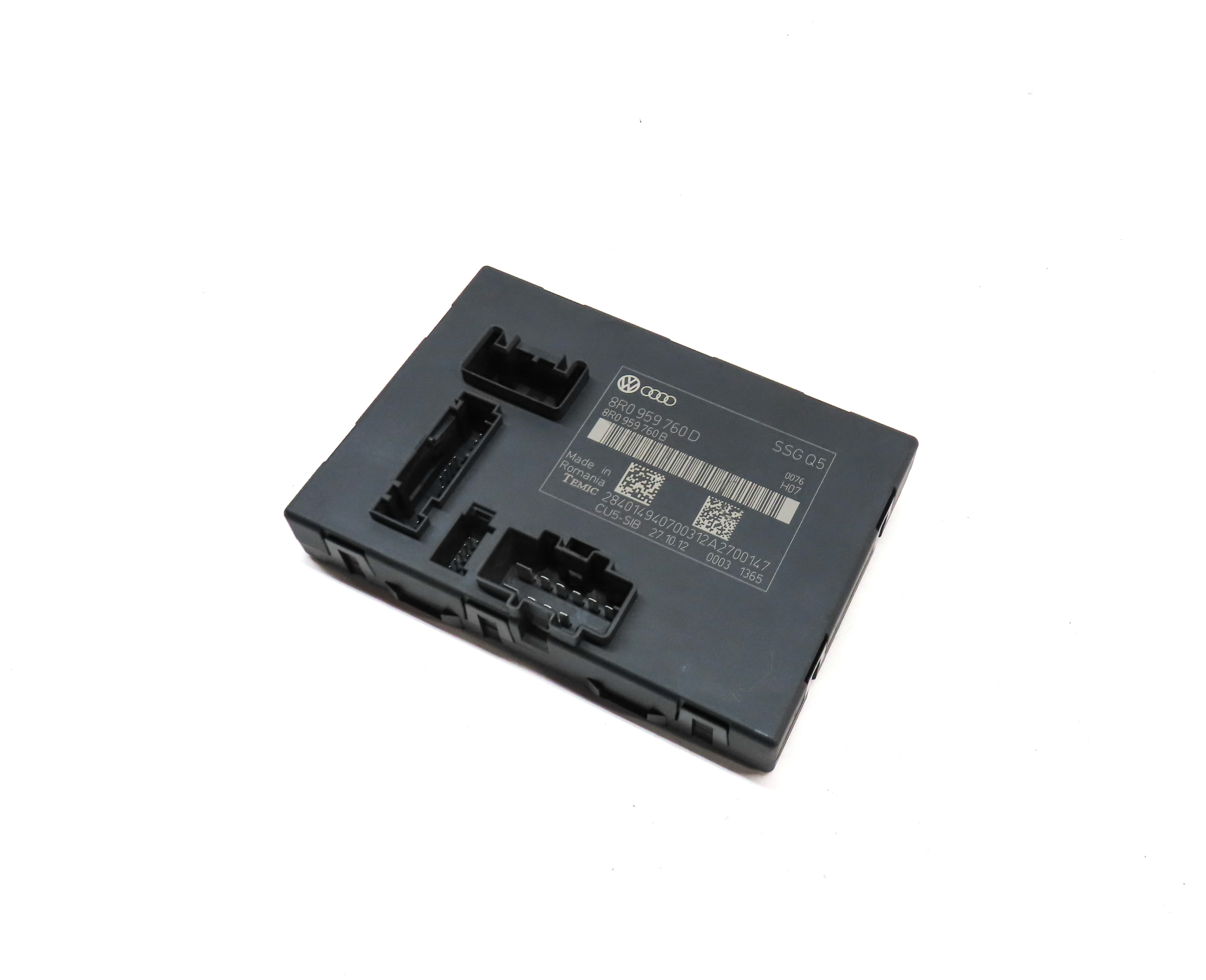 2009-2017 AUDI Q5 (8R) FRONT LEFT DRIVER MEMORY SEAT CONTROL MODULE COMPUTER — exact item pictured